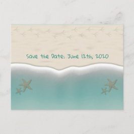 Strandsandy Shore Starfish Save the Date Postkarte