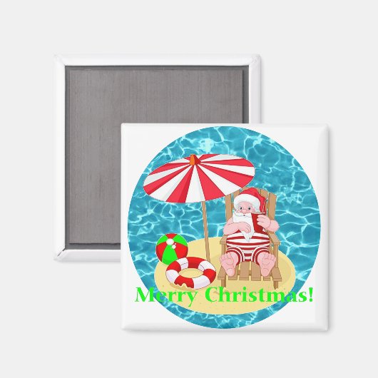 Strandsanta-Klasse Magnet (Vorderseite/Rückseite)