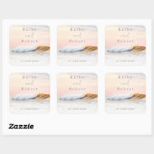 STRANDSCHALTER | OCEAN WAVES SQUARE STICKER (Blatt)