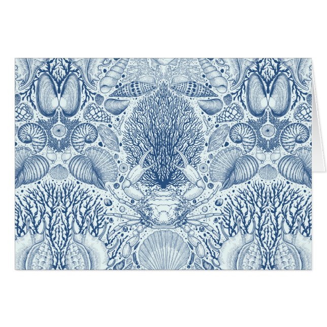 Strandschätze in Blau (Vorderseite (Horizontal))