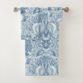 Strandschätze in Blau Badhandtuch Set (Insitu)