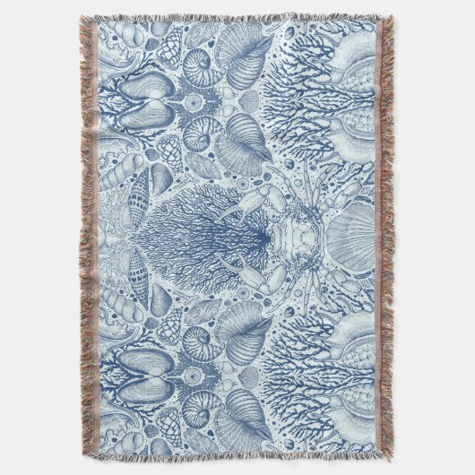 Strandschätze in Blau Decke (Vorderseite Vertikal)