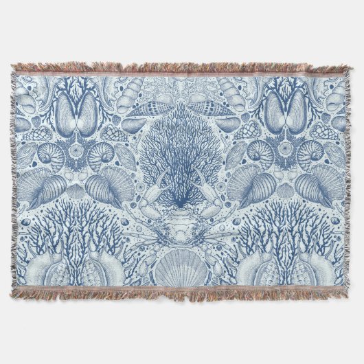 Strandschätze in Blau Decke (Vorderseite)