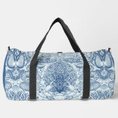 Strandschätze in Blau Duffle Bag (Vorderseite)