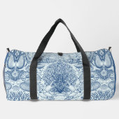 Strandschätze in Blau Duffle Bag (Rückseite)