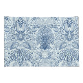 Strandschätze in Blau Kissenbezug (Rückseite-Rechts)