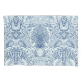 Strandschätze in Blau Kissenbezug (Vorderseite-Links)