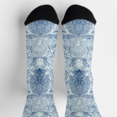 Strandschätze in Blau Socken (Oben)