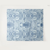 Strandschätze in Blau Wandteppich (Vorderseite (Horizontal))