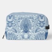 Strandschätze in Blau Waschbeutel (Rückseite)