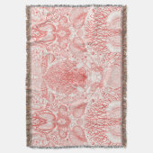 Strandschätze in Korallenrot Decke (Vorderseite Vertikal)