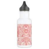 Strandschätze in Korallenrot Edelstahlflasche (Links)