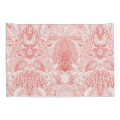 Strandschätze in Korallenrot Kissenbezug (Rückseite-Rechts)