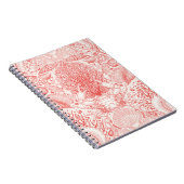 Strandschätze in Korallenrot Notizblock (Rechte Seite)