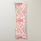 Strandschätze in Korallenrot Seitenschläferkissen (Rückseite (Vertikal))