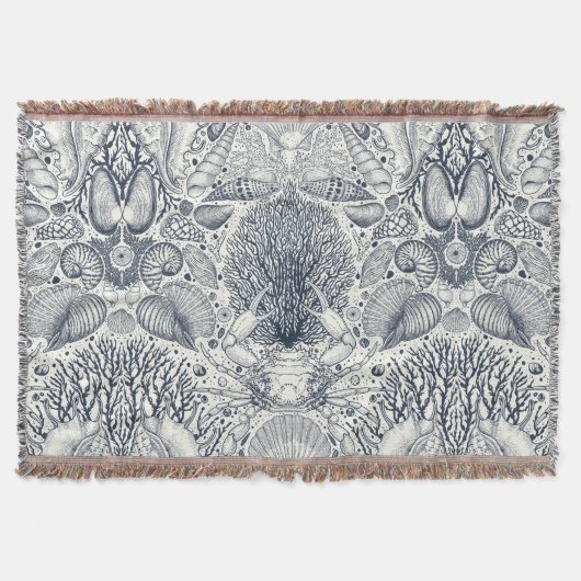 Strandschätze, Muscheln, Krabben, Korallen und Mee Decke (Vorderseite)