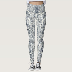 Strandschätze, Muscheln, Krabben, Korallen und Mee Leggings