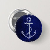 Strandschicker nautischer Marinebanker Button (Vorne & Hinten)