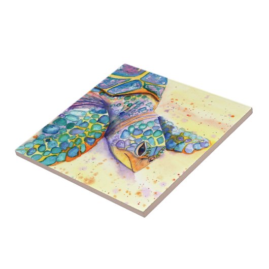 Strandschildkröte Fliese (Seite)