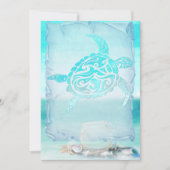 Strandschildkröte Karte (Vorderseite)