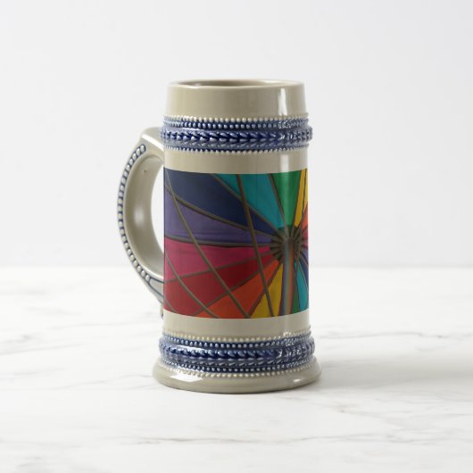 Strandschirm Bierglas (Vorderseite Links)
