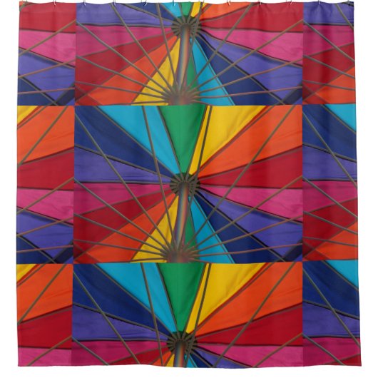 Strandschirm Duschvorhang (Vorderseite)