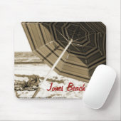 "Strandschirm-" Jones-Strand, NY Mousepad (Mit Mouse)
