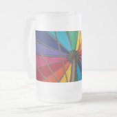 Strandschirm Mattglas Bierglas (Vorderseite Links)