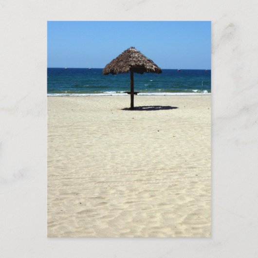 Strandschirm Postkarte (Vorderseite)