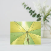 Strandschirm Postkarte (Stehend Vorderseite)