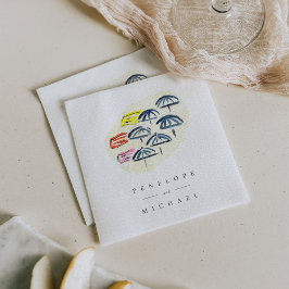 Strandschirme für Hochzeiten von Napkins Serviette