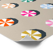 Strandschirme Poster (Ecke)