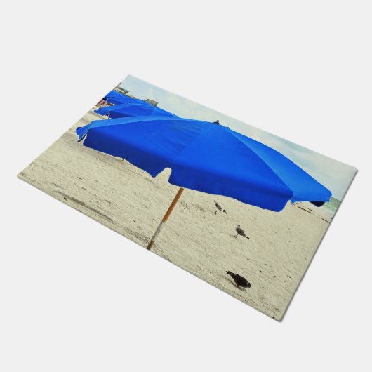 Strandschirme Seagulls im Meer Fußmatte (Schrägansicht)