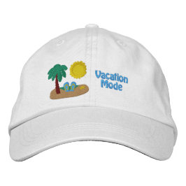 Strandschuh mit besticktem Hut