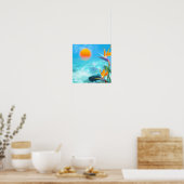 STRANDSCHUHE Vögel des Paradieses Poster (Küche)