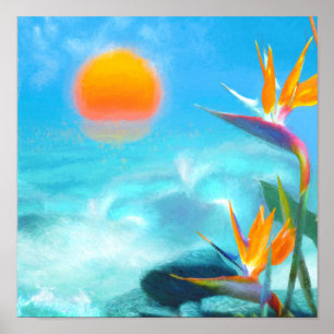 STRANDSCHUHE Vögel des Paradieses Poster