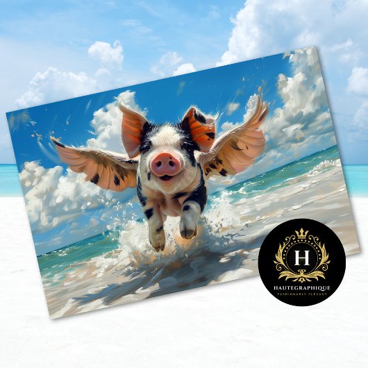 Strandschweinchen Seidenpapier