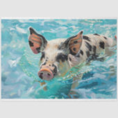 Strandschweinchen Seidenpapier (Vorderseite)