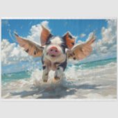 Strandschweinchen Seidenpapier (Vorderseite)