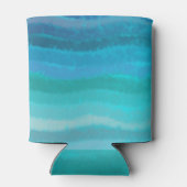 Strandschwimmbecken an der Küste auf Türkis Dosenkühler (Rückseite)