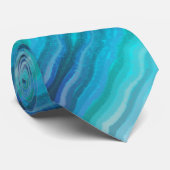 Strandschwimmbecken an der Küste auf Türkis Krawatte (Gerollt)