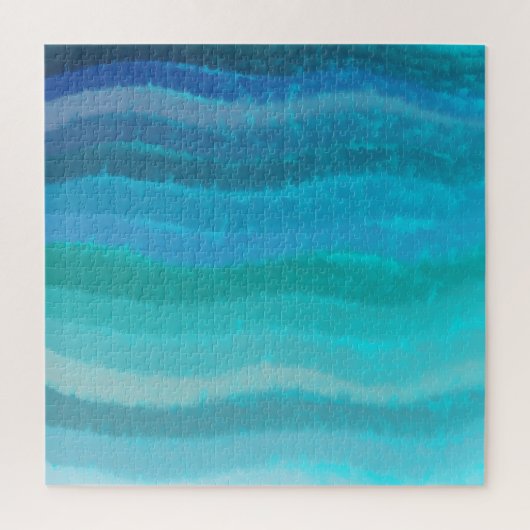 Strandschwimmbecken an der Küste auf Türkis Puzzle (Vertikal)