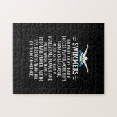 Strandschwimmer Schwimmen Geschenke für Männer Fra Puzzle (Horizontal)