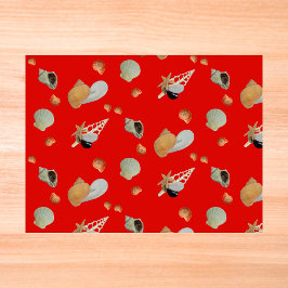 Strandsee Sommerdecoupage an der Küste Seidenpapier