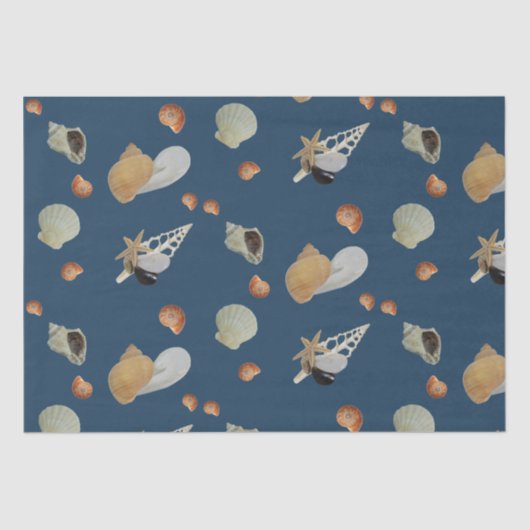 Strandsee Sommerdecoupage an der Küste Seidenpapier (Vorderseite)