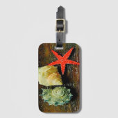 Strandseegarnelenfisch an der Küste Gepäckanhänger (Vorderseite Vertikal)