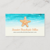 Strandseesterne Aquarellgrundstück gelassen Visitenkarte (Vorderseite)