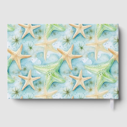 Strandseesterne, Küstenlinie Gästebuch (Rückseite)