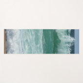 Strandseewellen Sandstrände Fitness Top Yogamatte (Vorderseite (Horizontal))