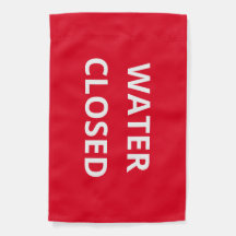 Strandsicherheitsflagge - Hochgefrorenes Wasser